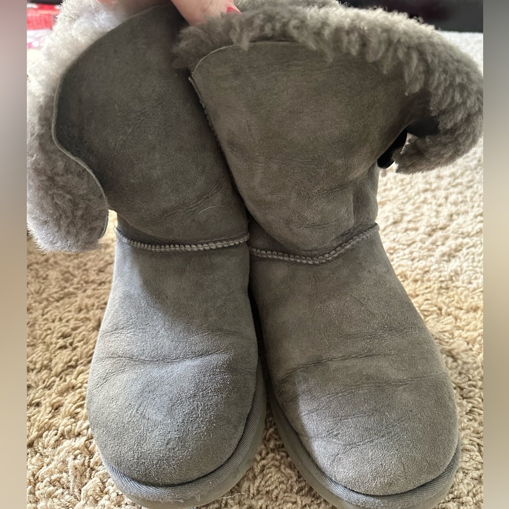 Gray Bailey Button Women’s Ugg Boot